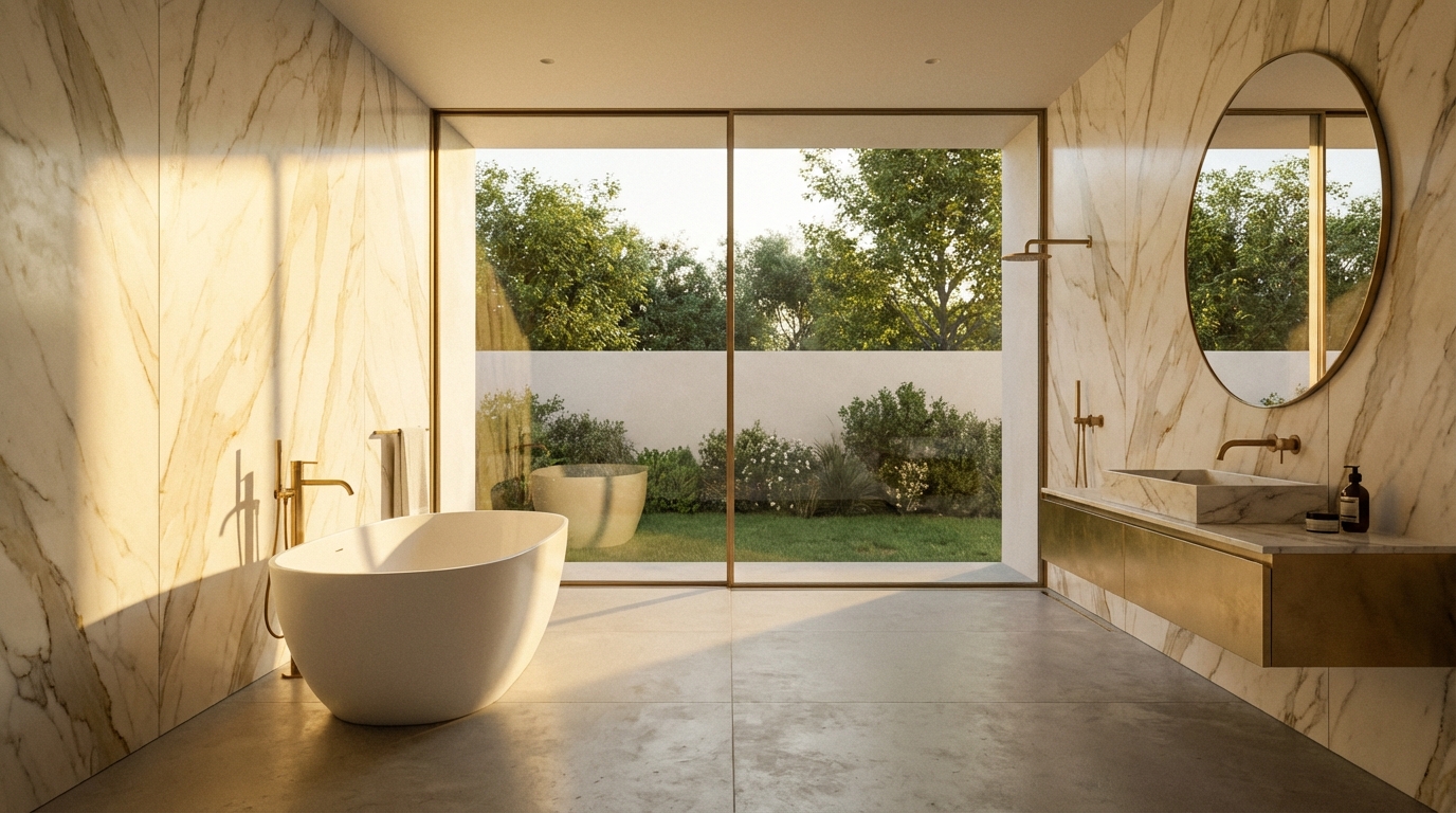 Luxuri&ouml;ses Badezimmer von Scholz GmbH